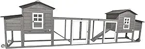 136" Chicken Coop with Wheels