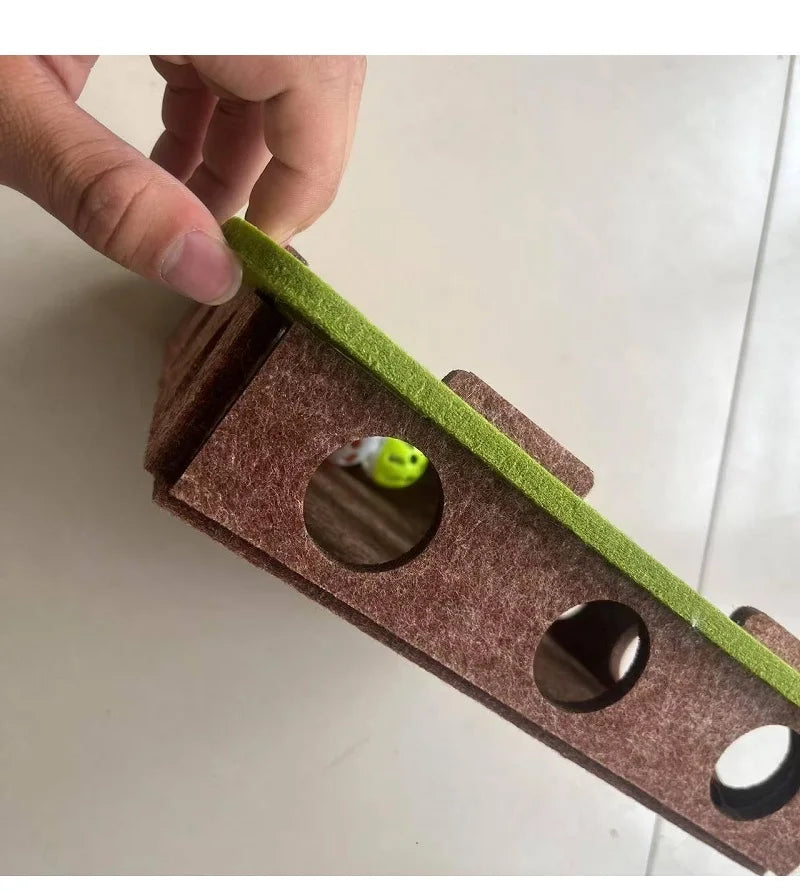 Pet Cat Puzzle Maze Holes Toys