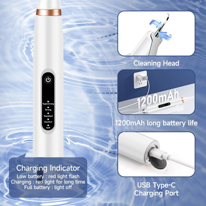 Ultrasonic Dog Dental Cleaner Electric Toothbrush