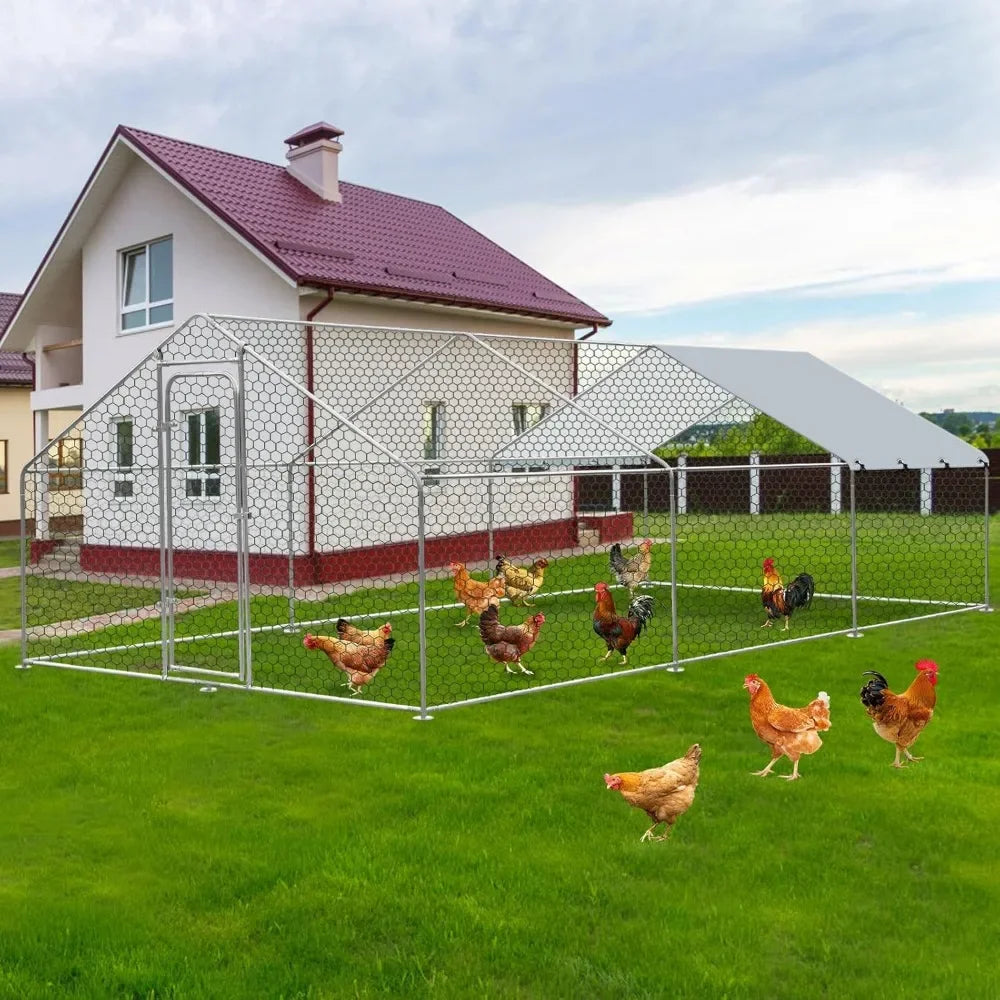 Large Metal Chicken Coop