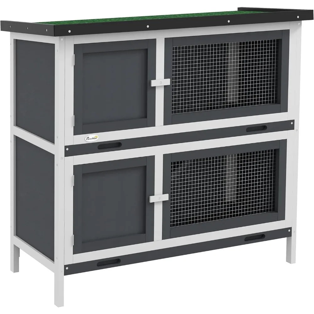 Wooden Bunny Rabbit Hutch