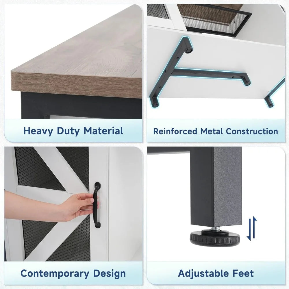 Verano 55-75 Gallon Aquarium Stand with Cabinet