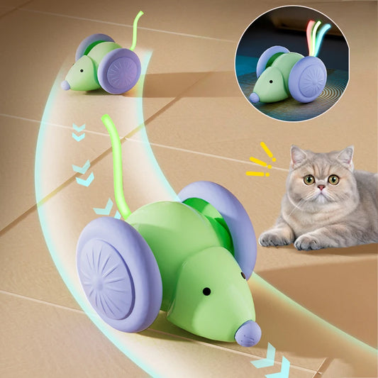 Interactive Cat Toy Electric Mouse Car