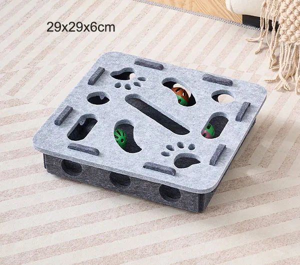 Pet Cat Puzzle Maze Holes Toys