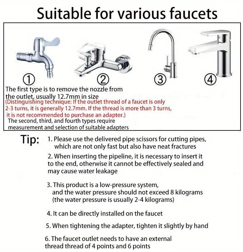 5-20M Universal Automatic Irrigation Sprinkler Kit