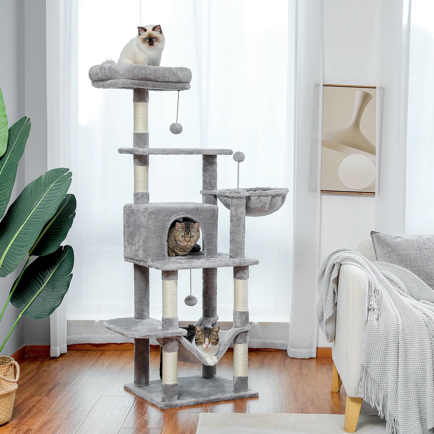Pet Cat Tree House Condo