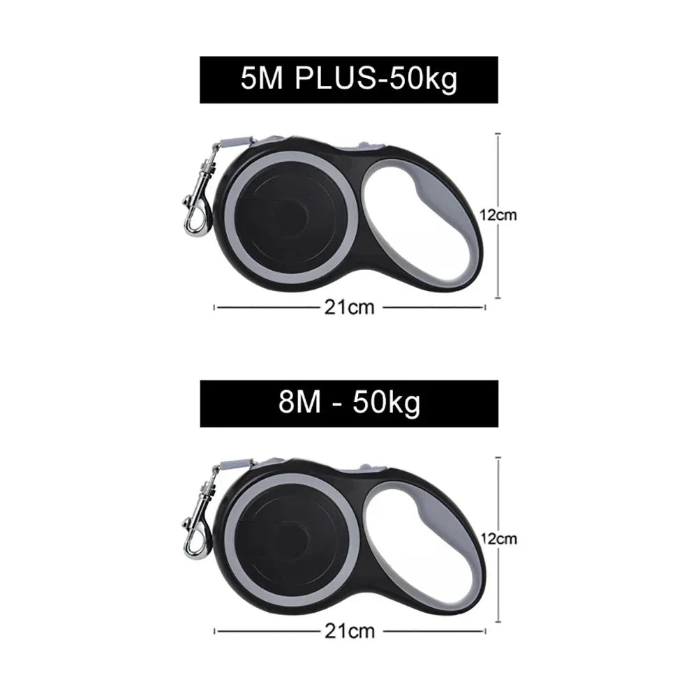 3m 5m 8m 50kg Dog Leash Retractable Roulette Collar