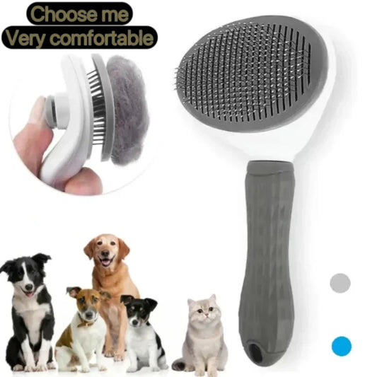Pet Dog Brush Cat Comb Self Cleaning