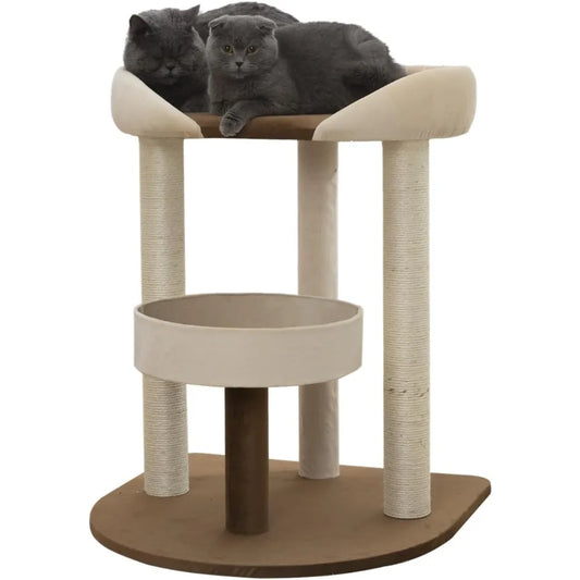 SHENGOCASE Modern Cat Tree Tower