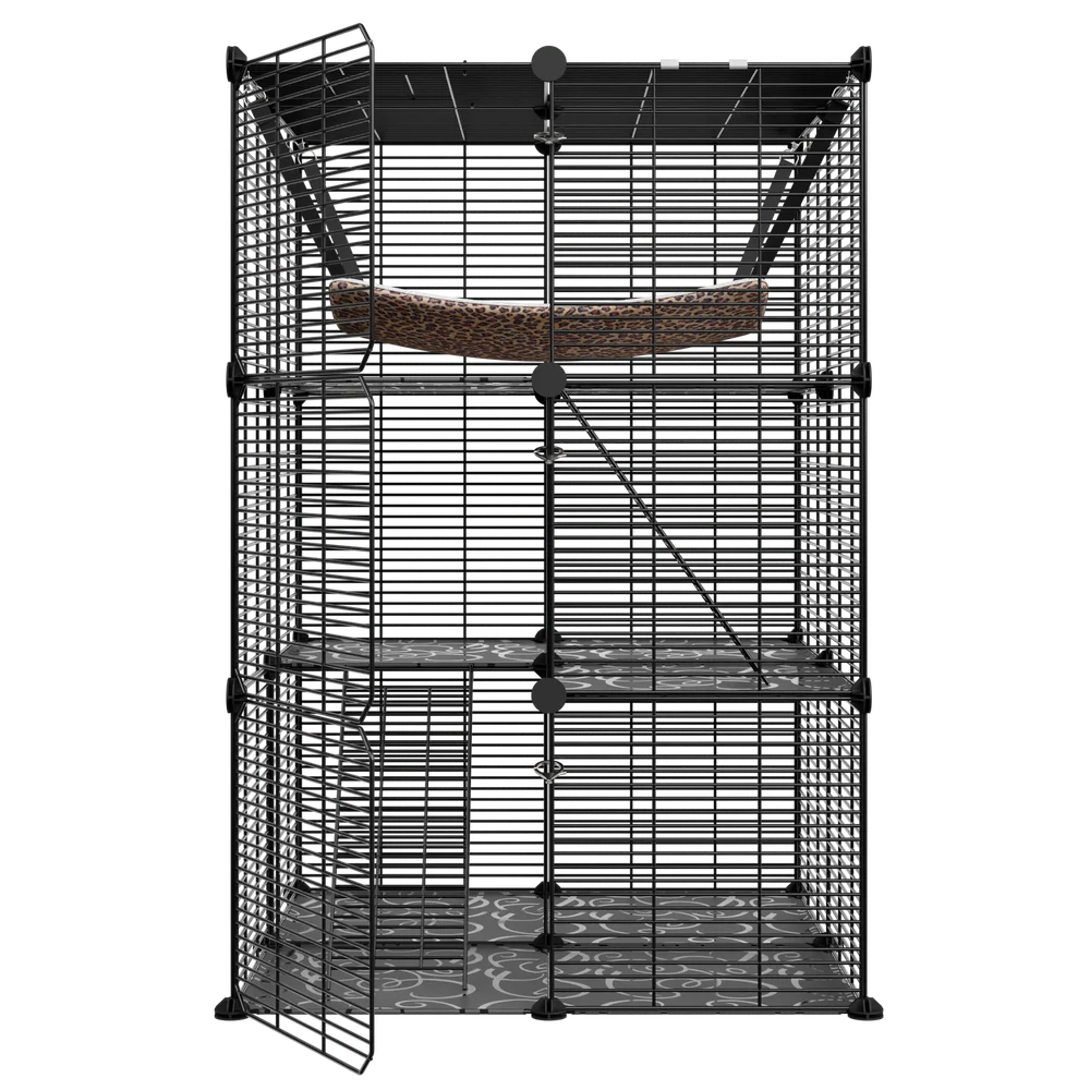 3-Tiers Cat Cage Enclosure