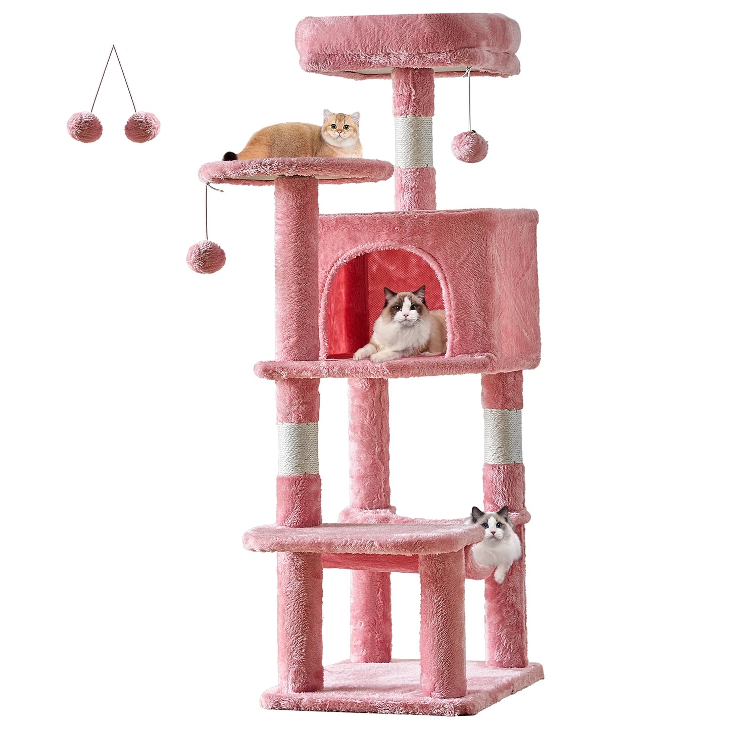 JHK 44in Tall Multi-Cat Climbing Cat Tree