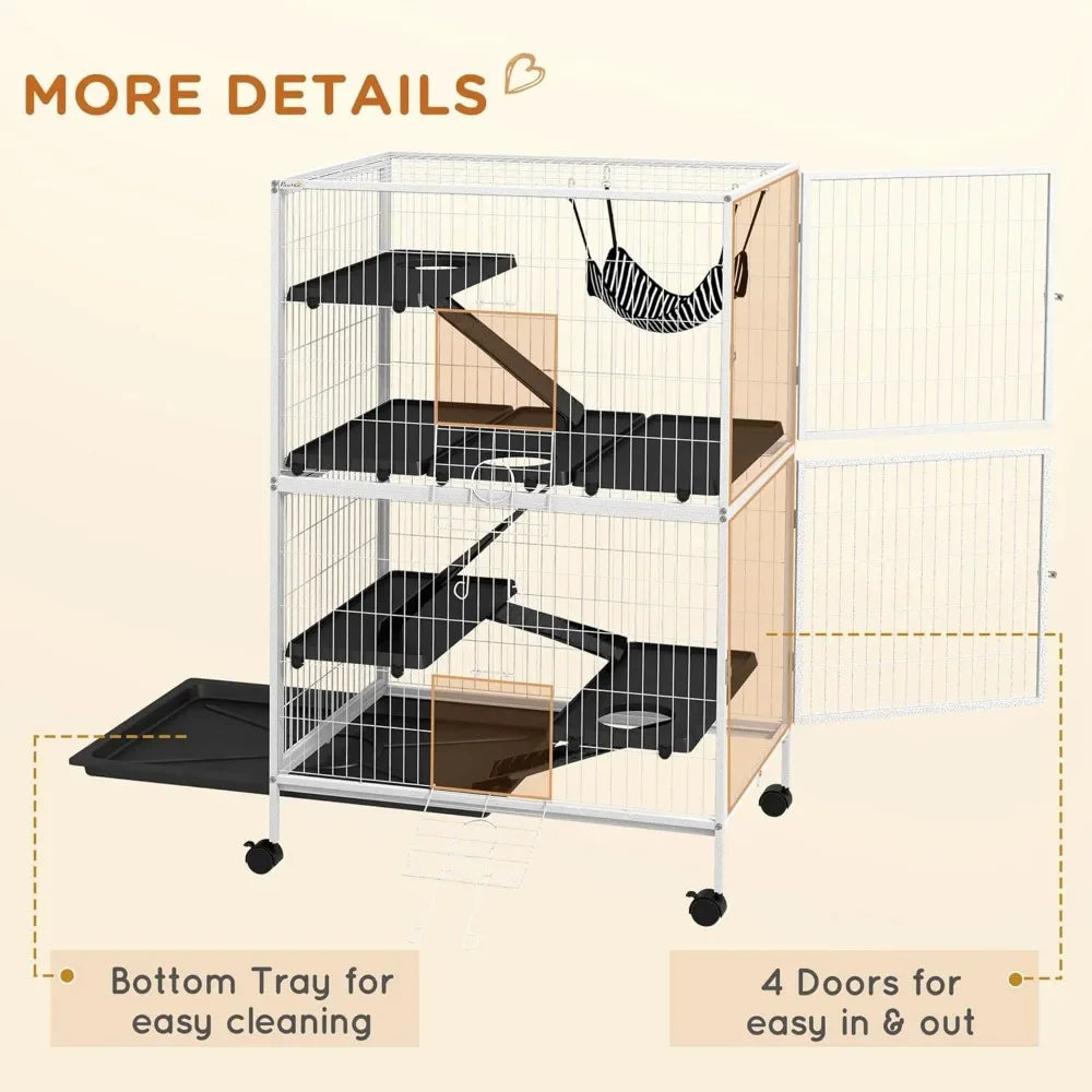 50" 5-Tier Small Animal Cage