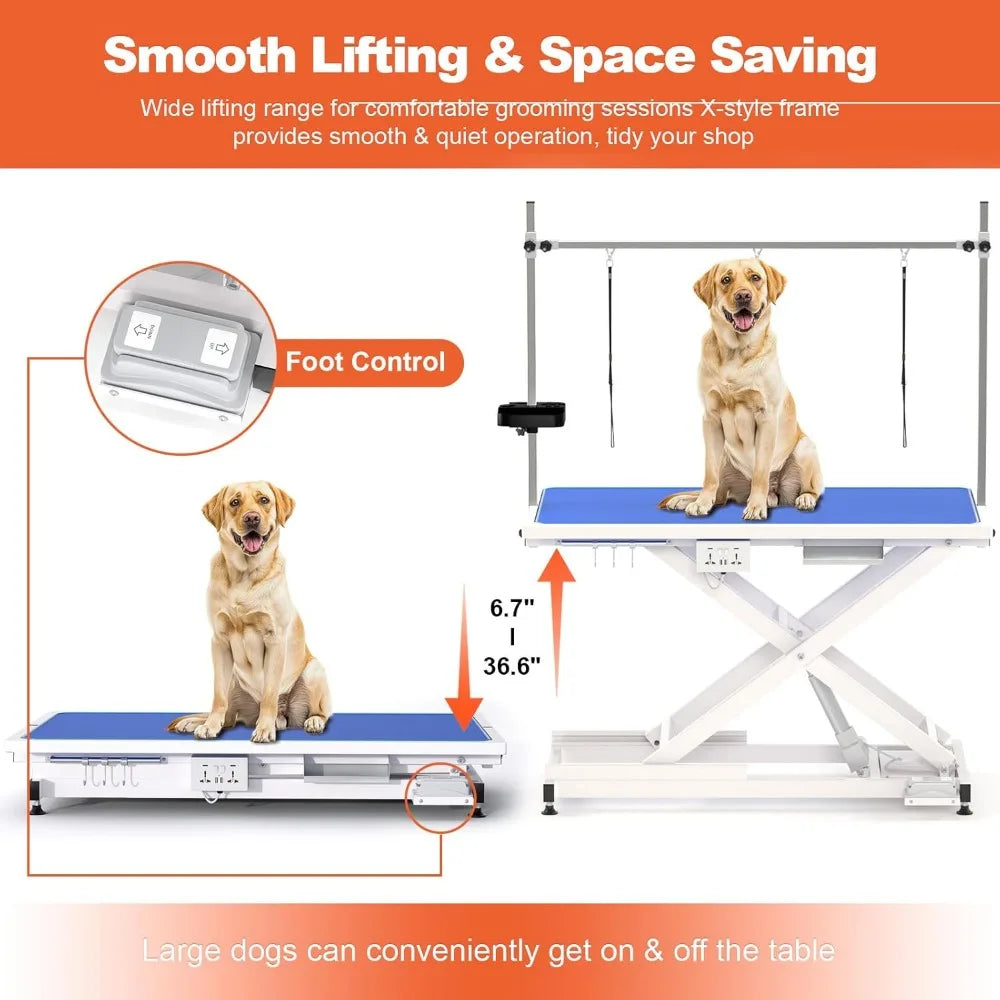 49'' Electric Dog Grooming Table