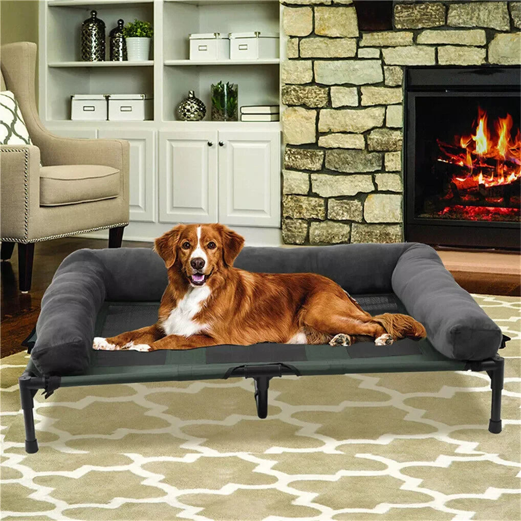 BINGOPAW Outdoor Elevated Dog Bed