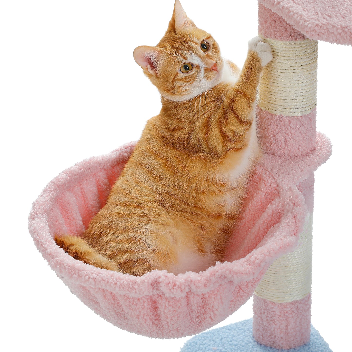 Multi-Level Flower Cat Tree Tower