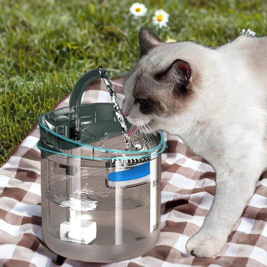 Smart Leak-Proof Pet Water Dispenser & Auto Feeder for Cats and Dogs