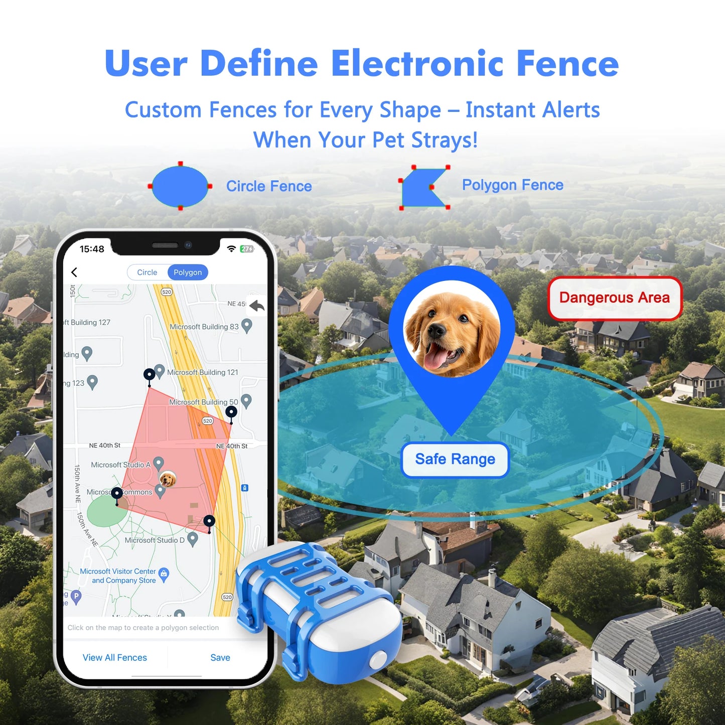4G Mini GPS Tracker for Dog Cat