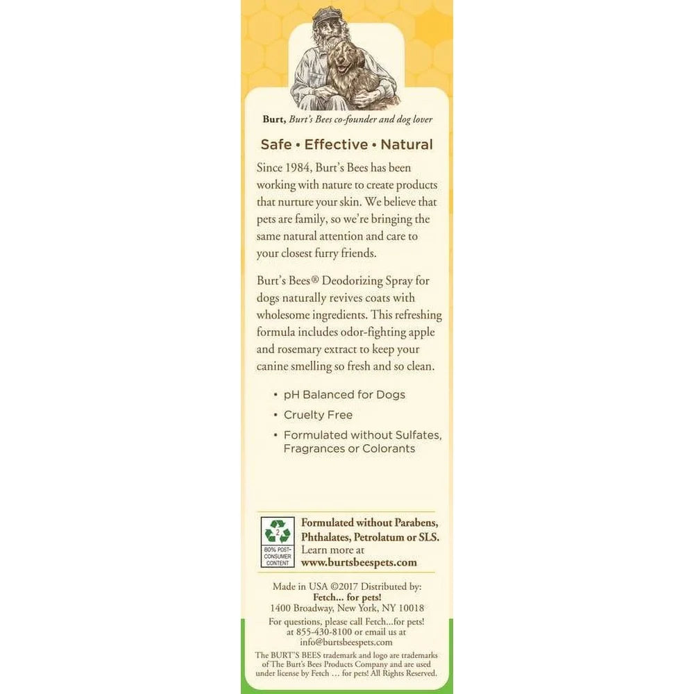 Natural Dog Deodorizing Spray