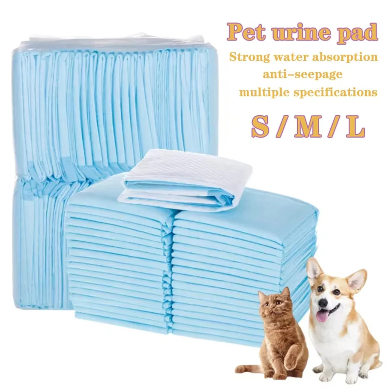 100/50/40/20PCS Pet Diaper Pads
