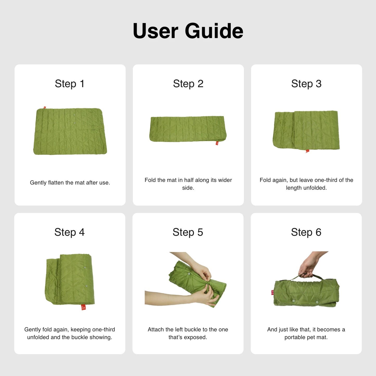 Outdoor Portable Dog Mat