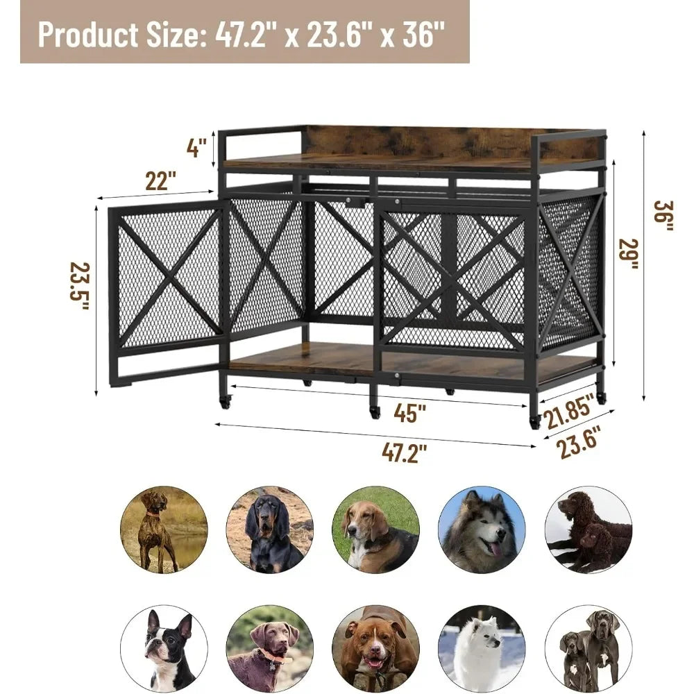 Large Dog Crate Furniture