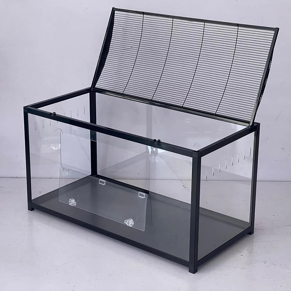 Large Plastic Metal Mouse Cage with Wheels