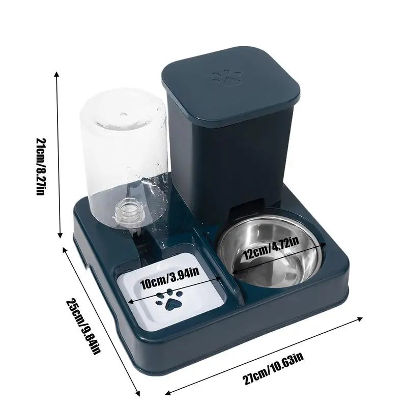 Cat Feeder And Water Dispenser