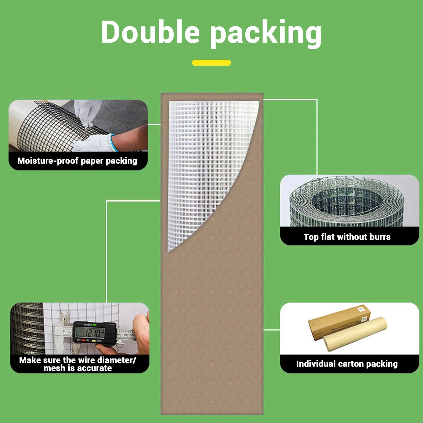 Hardware Cloth 1x25m Garden Plant Welded Metal Wire Fence