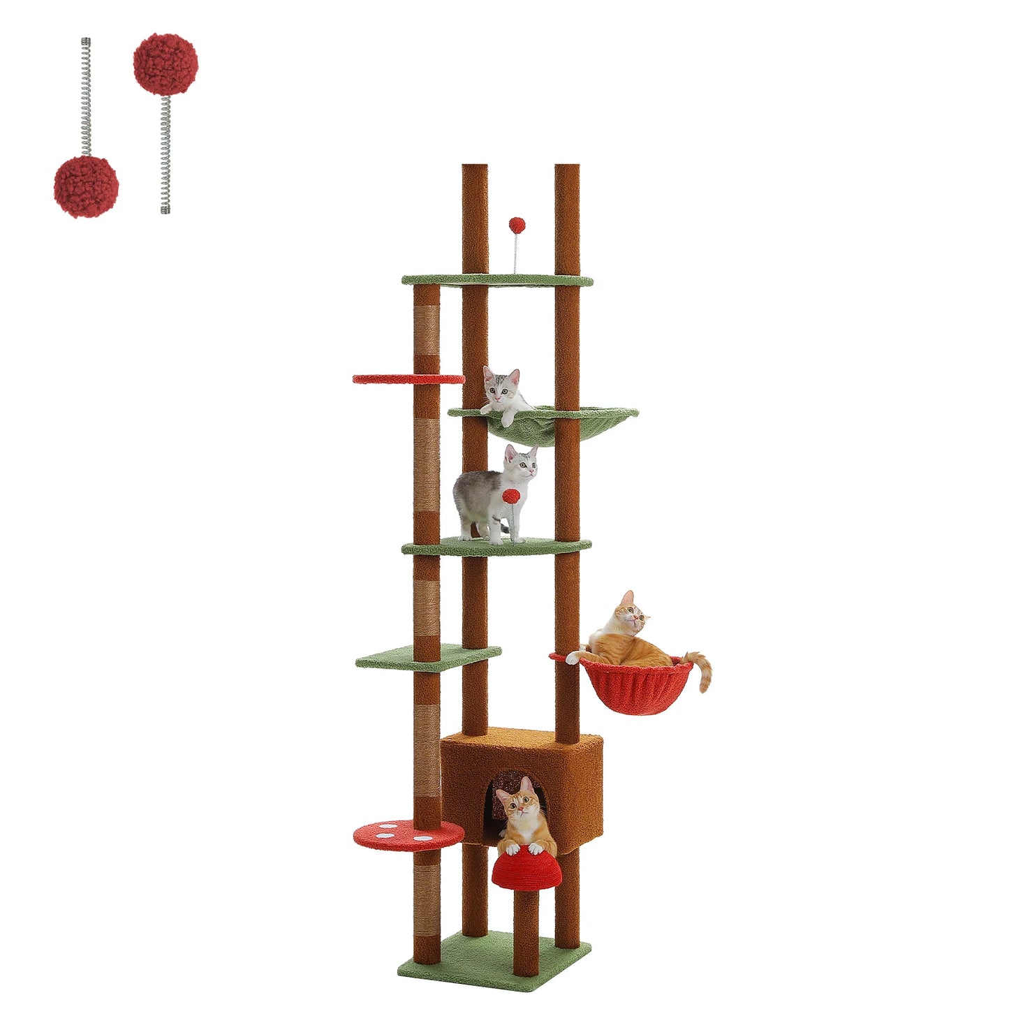 Floor to Ceiling Cat Tree Tower