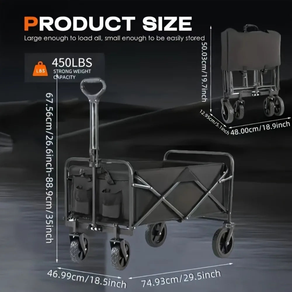 Capacity Heavy-Duty All-Terrain Folding Cart