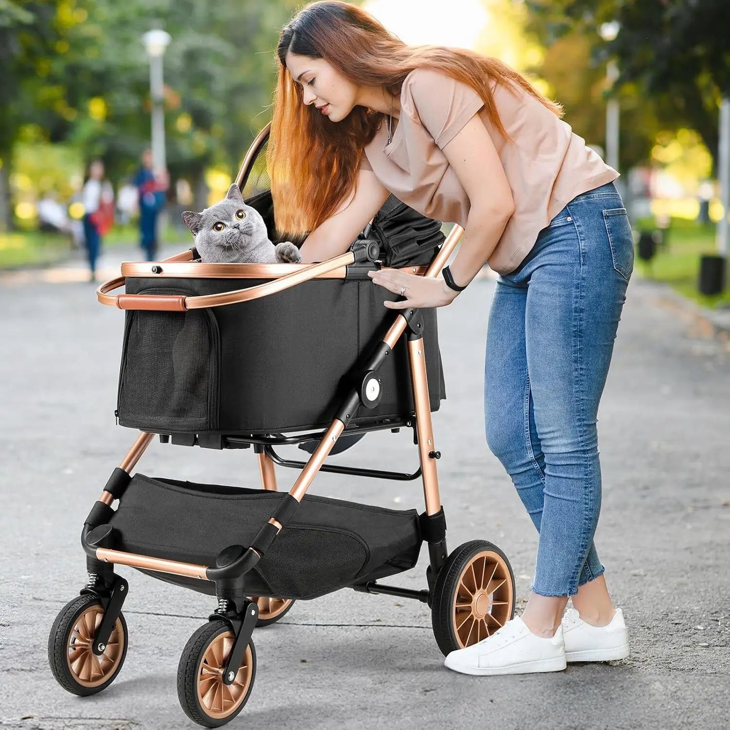 Dog Buggy Stroller Box