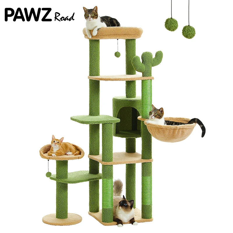 Cactus Large Cat Tree Tower for Indoors