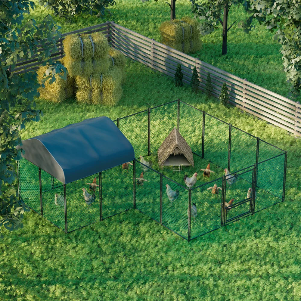 Heavy Duty XXL Chicken Run Coop Cage