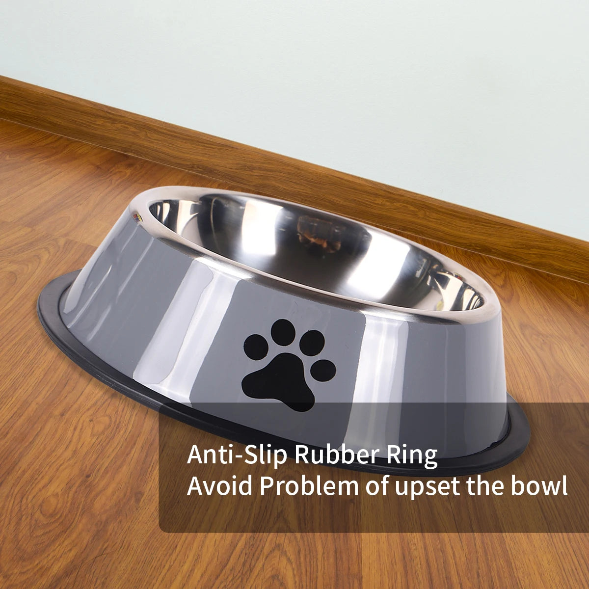 1PC Stainless Steel Pet Bowl