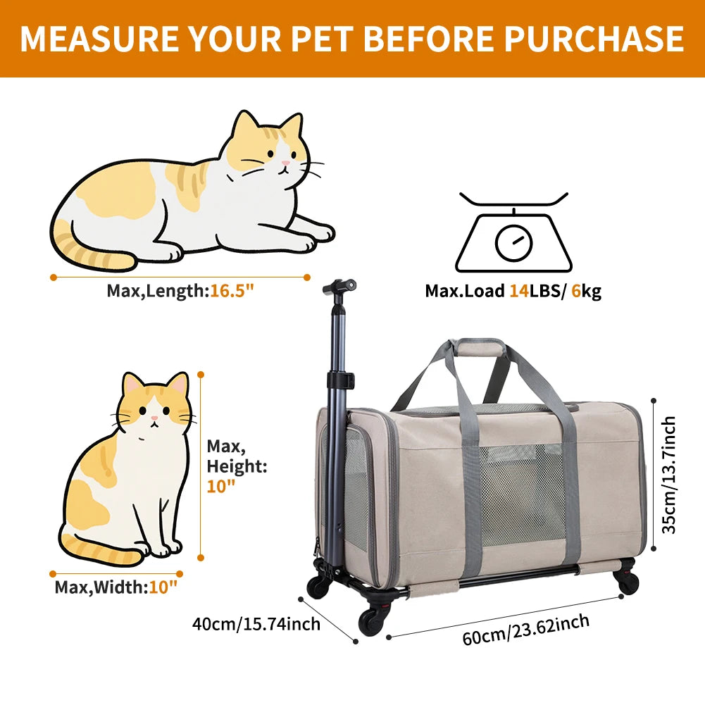 Cat trolley for 2 cats