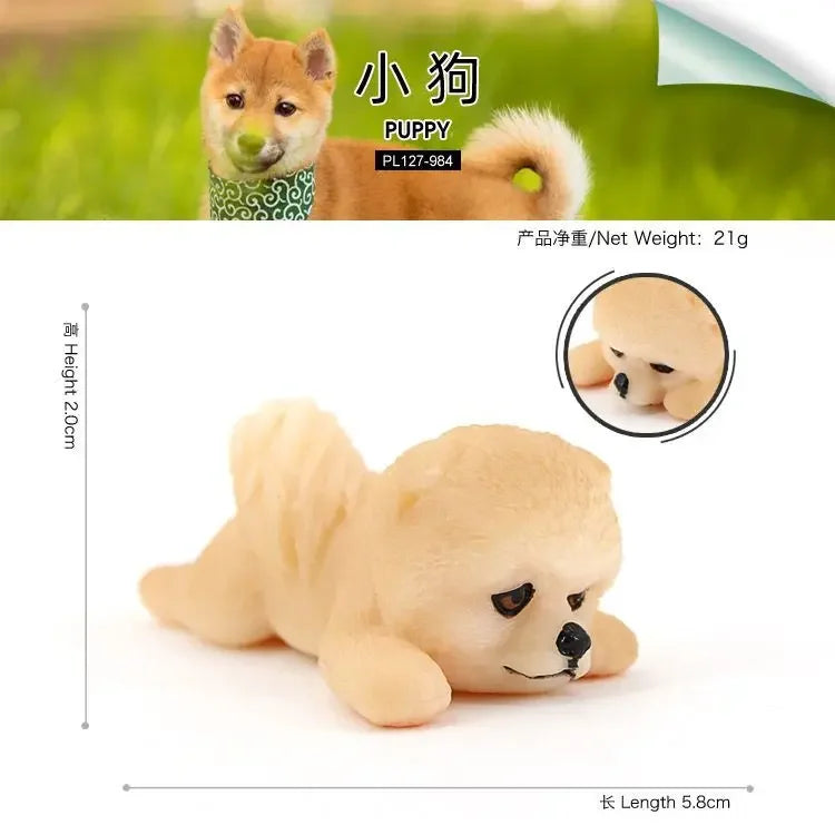 Realistic Dog Figurines for Kids