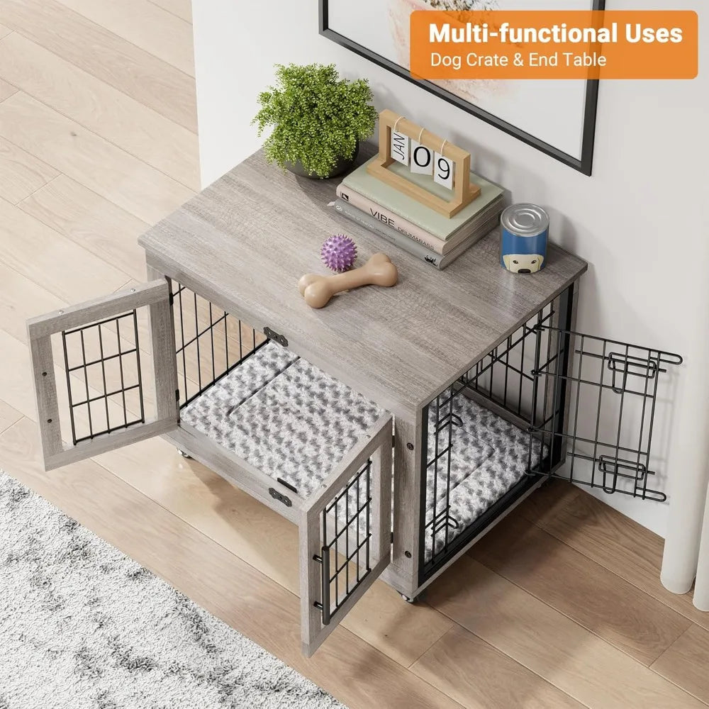 Small Dog Crate Furniture Set of 2