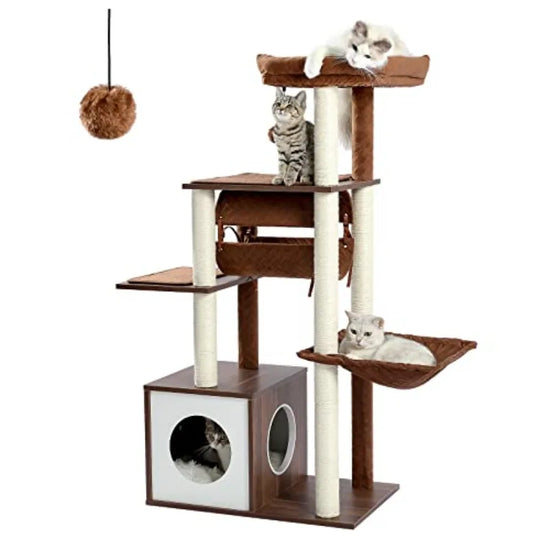 Modern Cat Tree with 6 Levels