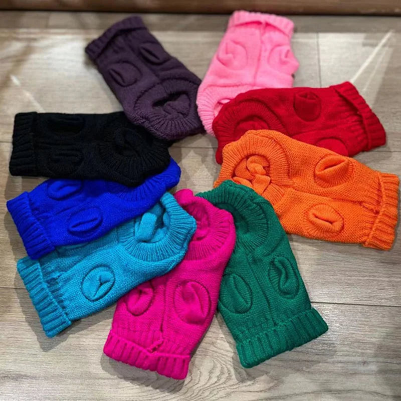 Dog Winter Clothes Knitted