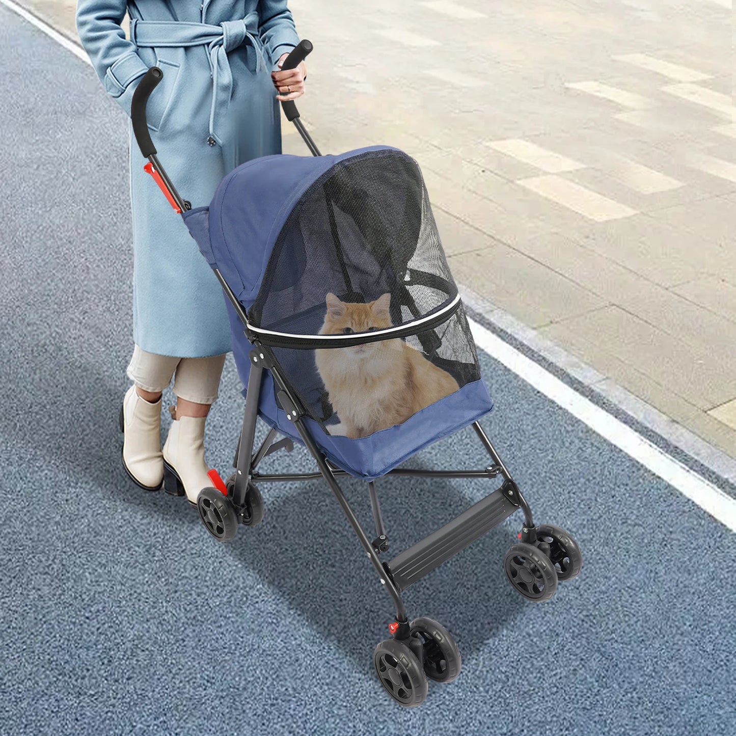 Lightweight Foldable Pet Stroller