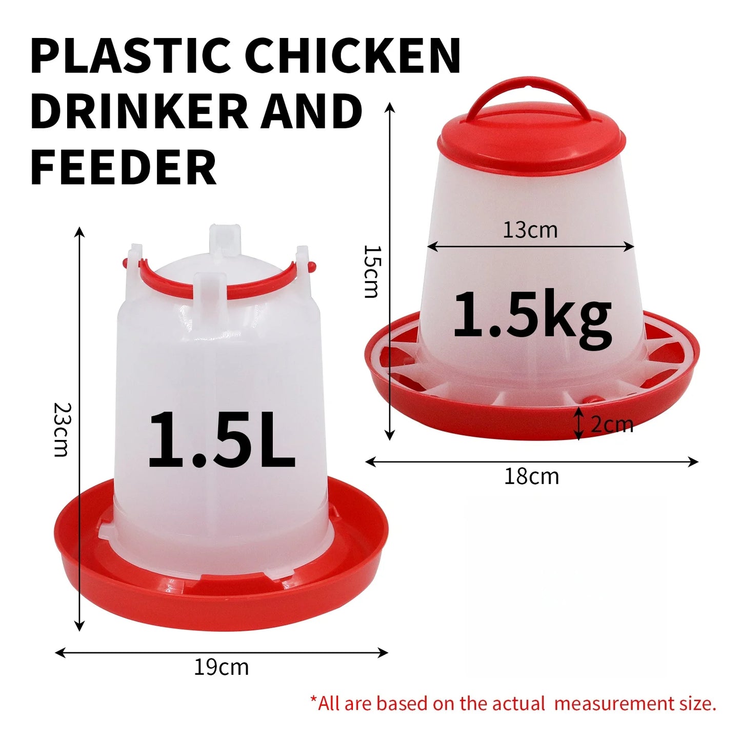 Chicken Poultry Feeder And Waterer Kit