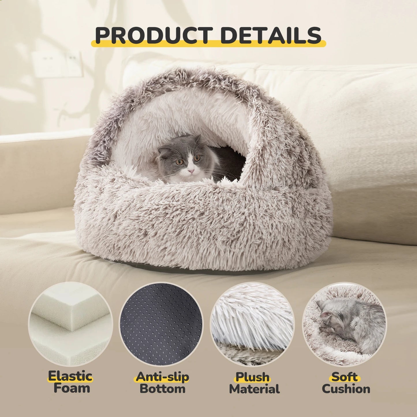 Pet Lovely Nest Soft Comfortable Bed