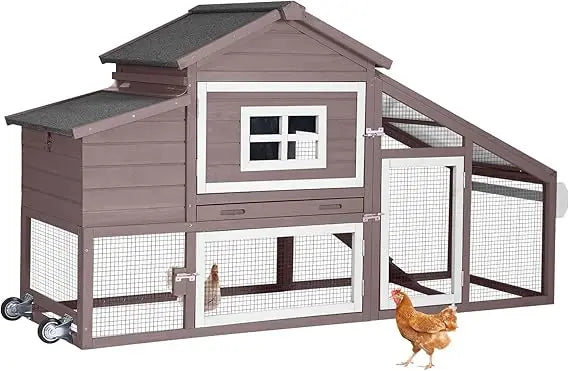 Mobile Chicken Coop with Wheels