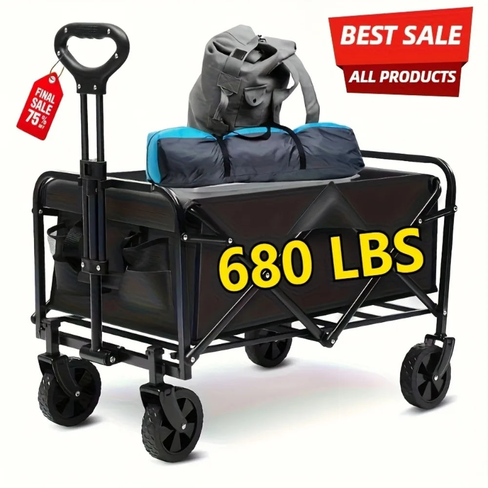 Capacity Heavy-Duty All-Terrain Folding Cart