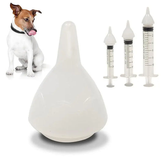 Universal Pet Feeding Nipple White