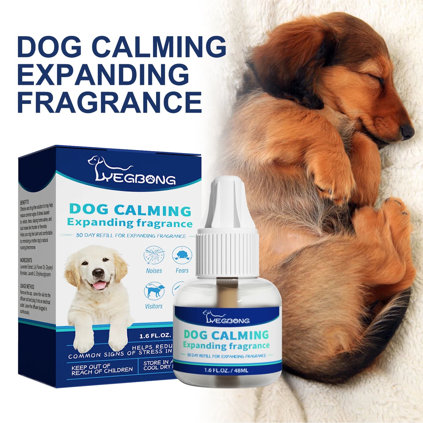 1-4PCS Pet Calming Spray for Dogs and Cats