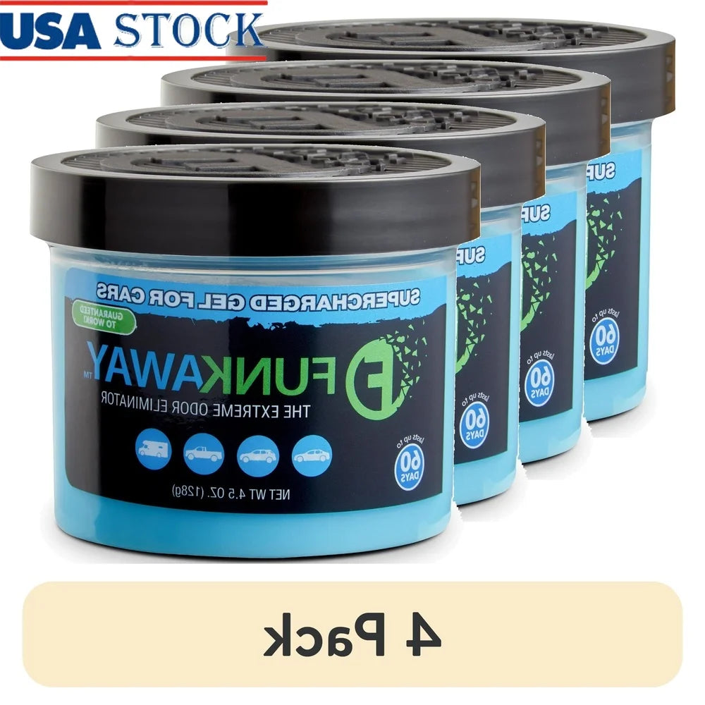 4 Pack Supercharged Gel Odor Eliminator