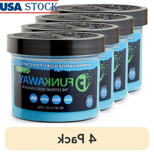 4 Pack Supercharged Gel Odor Eliminator