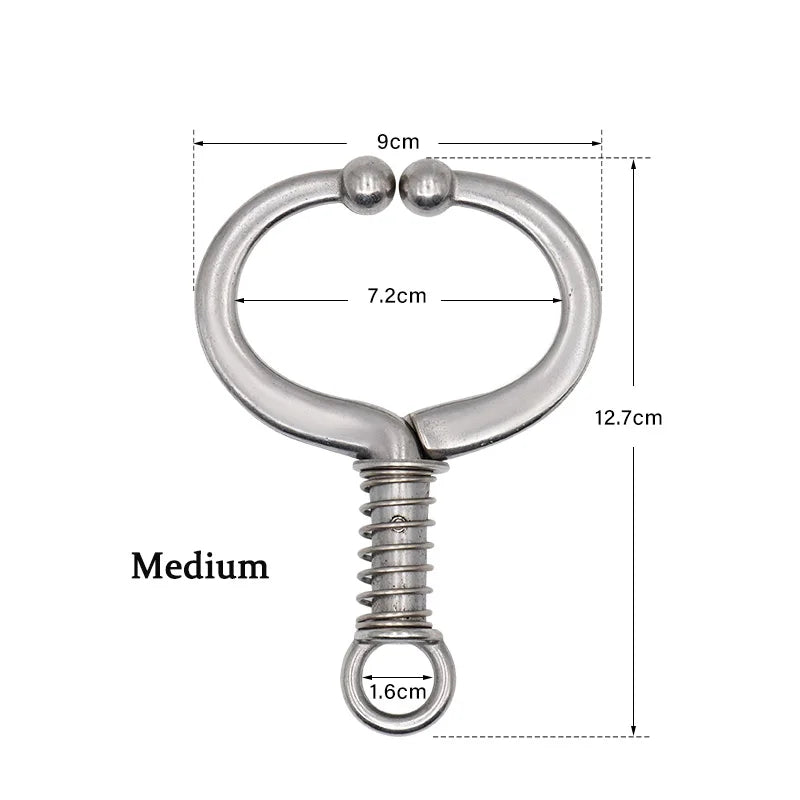 Stainless Steel Automatic Cow Spring Nose Pliers