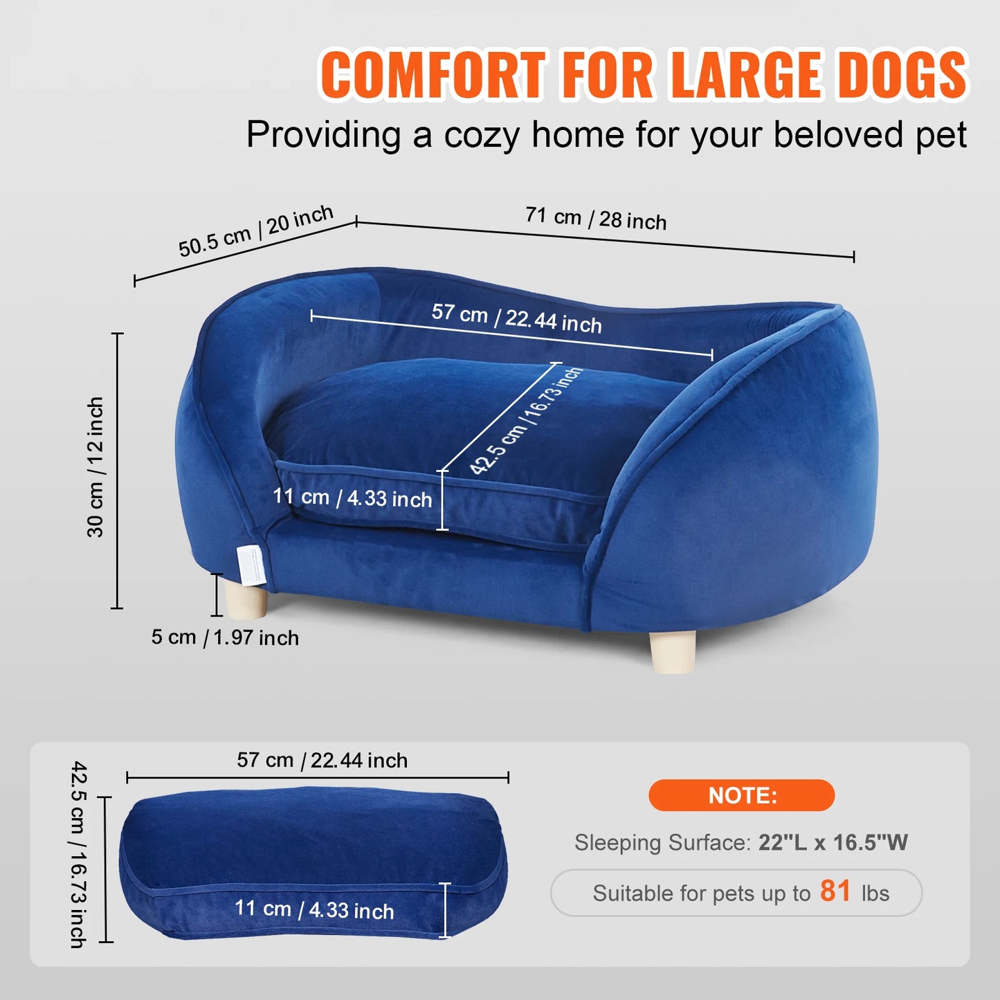 VEVOR Pet Sofa
